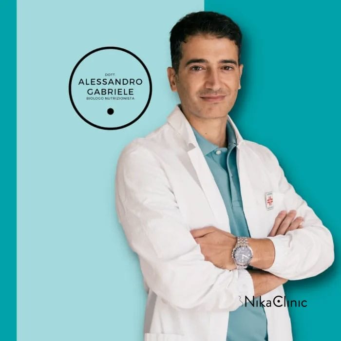 Dott. Alessandro Gabriele, Biologo Nutrizionista presso la Nika Clinic.